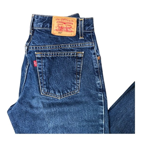Levi's Denim - VINTAGE Women's Levi's - 90s style, Classic Relaxed 550 Jeans 6 Long (27/28 US)